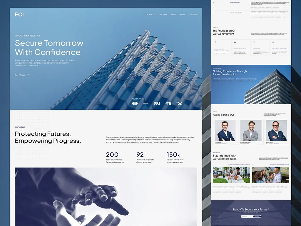 Contoh desain company profile